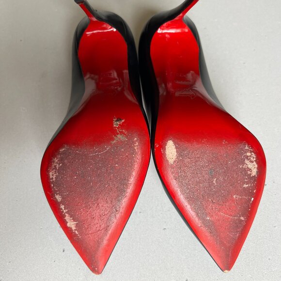 Christian Louboutin Leather " SO KATE" Pumps - Size 38.5 - Picture 2 of 4